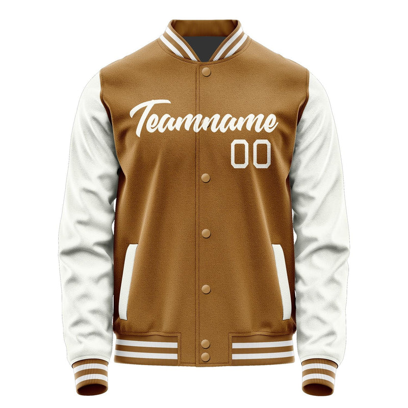 Custom Khaki White Jacket JA2222182218B21818