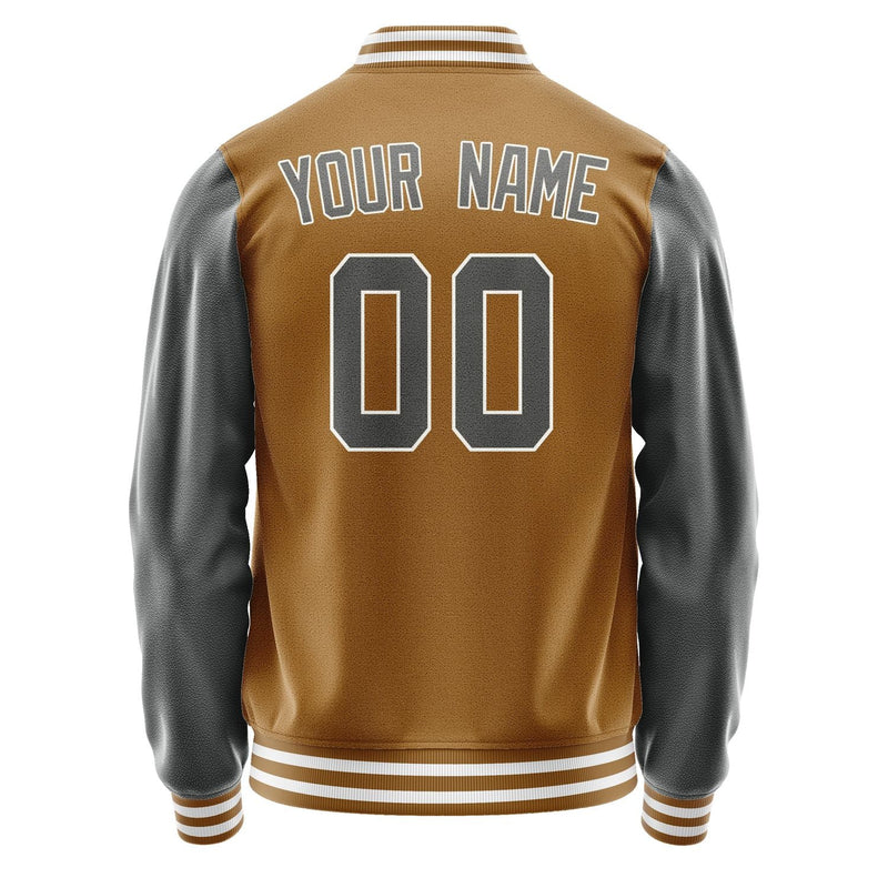 Custom Khaki Dark Grey Jacket JA2222202218B31820