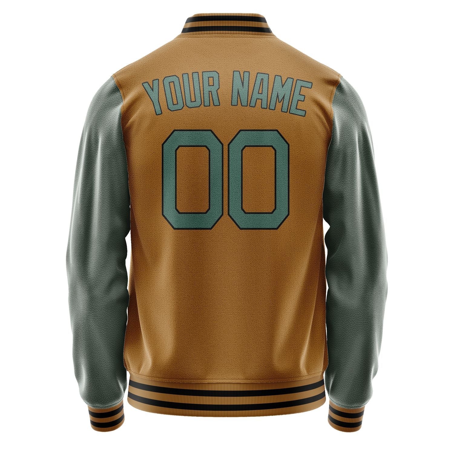 Custom Khaki Blue Green Jacket JA2222272217B21727