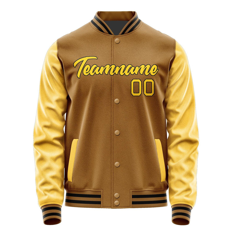 Custom Khaki Gold Jacket JA2222302217B21730