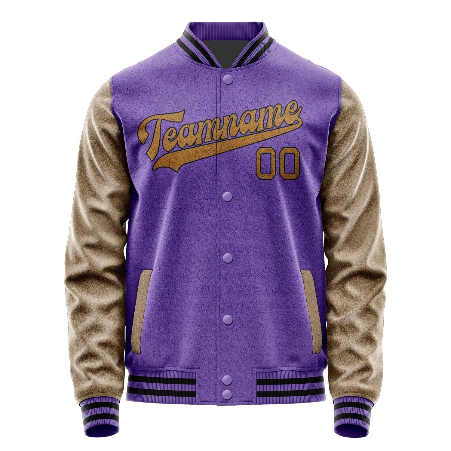 Custom Light Purple Khaki Jacket JA2323222317B31722