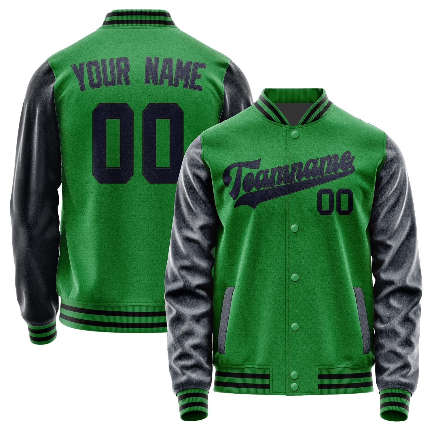 Custom Emerald Green Navy Jacket JA2424112417B31711