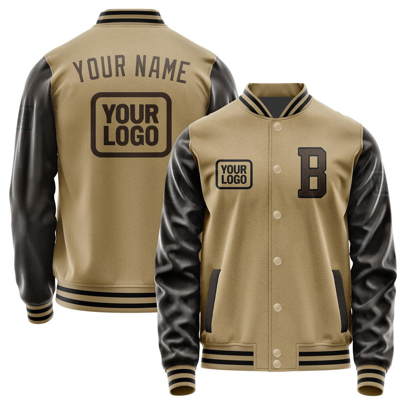 Custom Light Khaki Brown Jacket JA252501251717010117