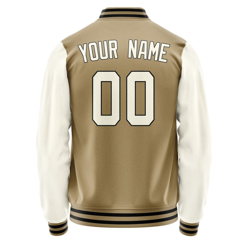 Custom Light Khaki Cream Jacket JA2525032517B31703