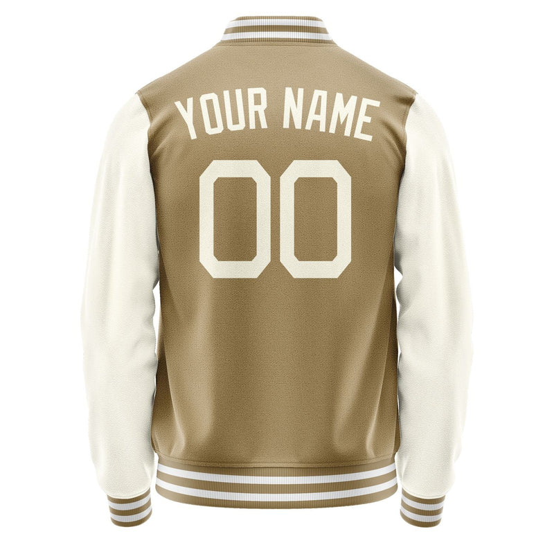 Custom Light Khaki Cream Jacket JA2525032518B21803