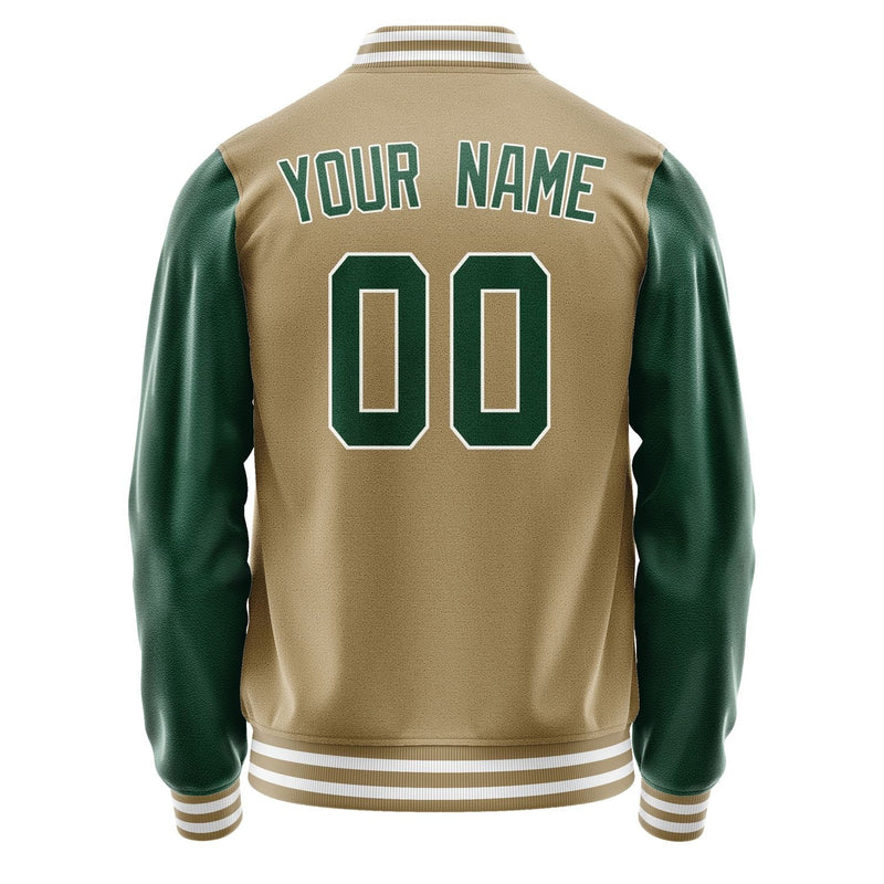 Custom Light Khaki Green Jacket JA2525052518B31805