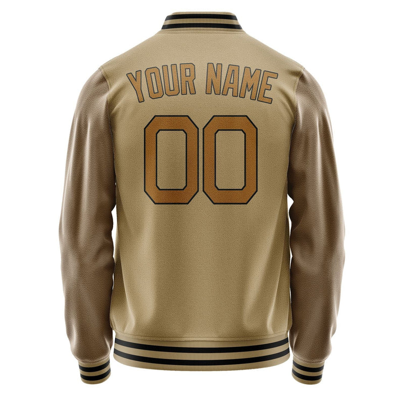 Custom Light Khaki Khaki Jacket JA2525222517B21722