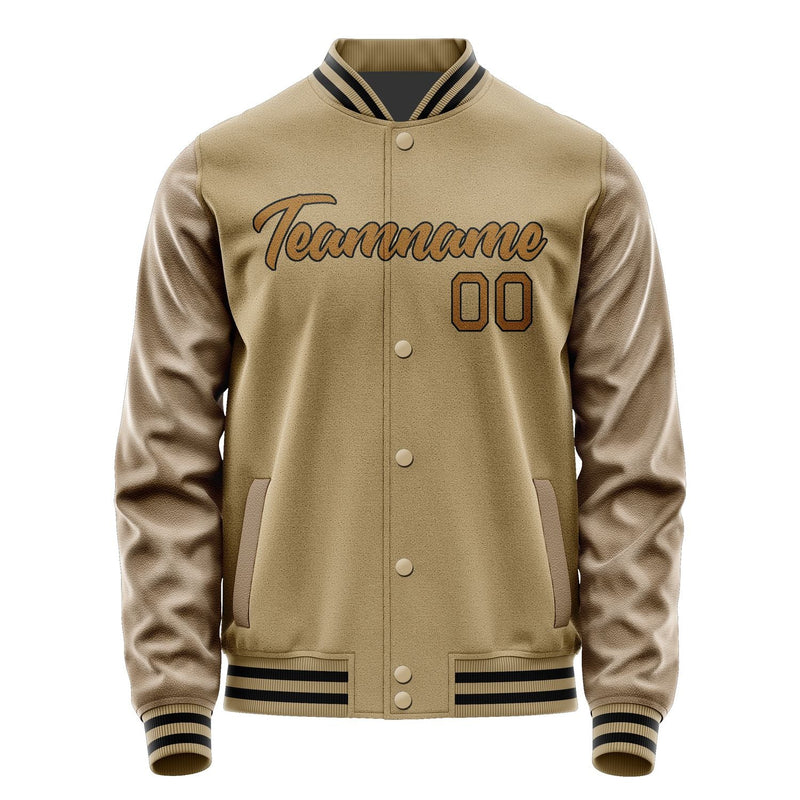 Custom Light Khaki Khaki Jacket JA2525222517B21722