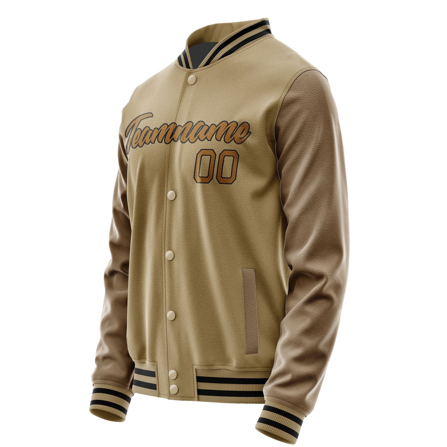 Custom Light Khaki Khaki Jacket JA2525222517B21722