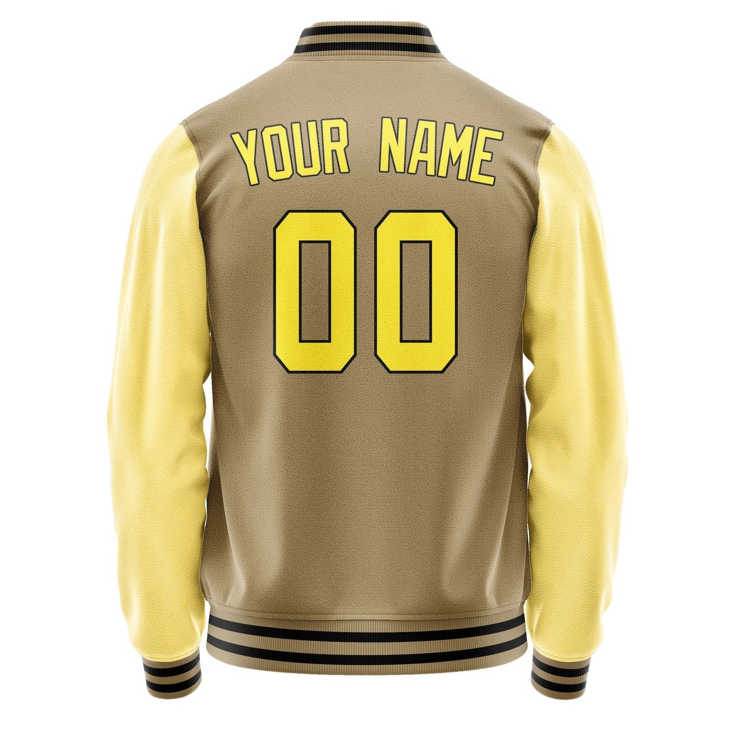 Custom Light Khaki Light Yellow Jacket JA2525262517B31726