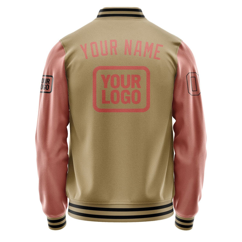 Custom Light Khaki Copper Rose Jacket JA252529251717292917