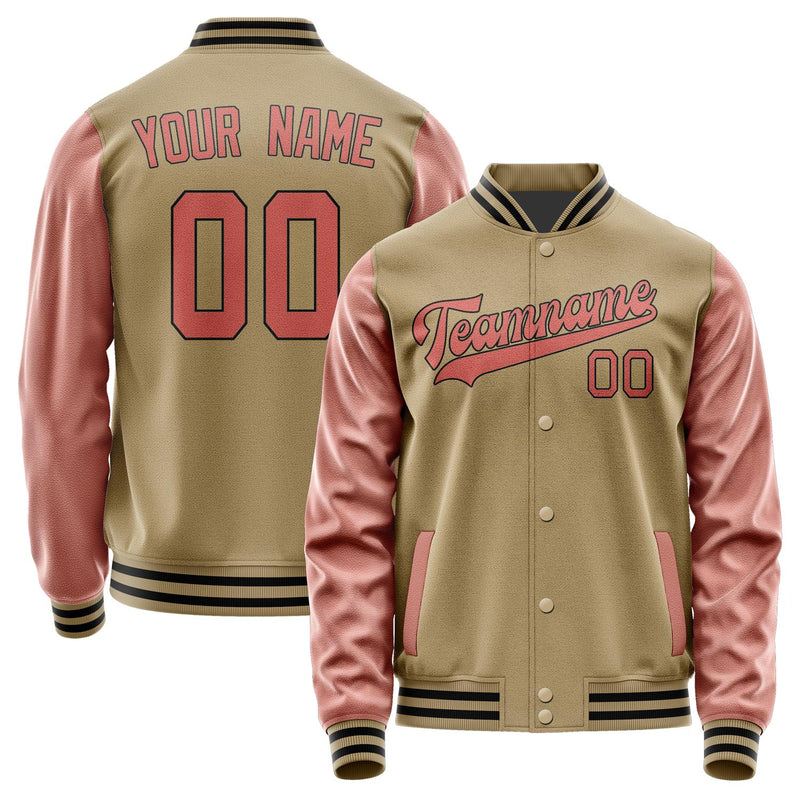 Custom Light Khaki Copper Rose Jacket JA2525292517B31729