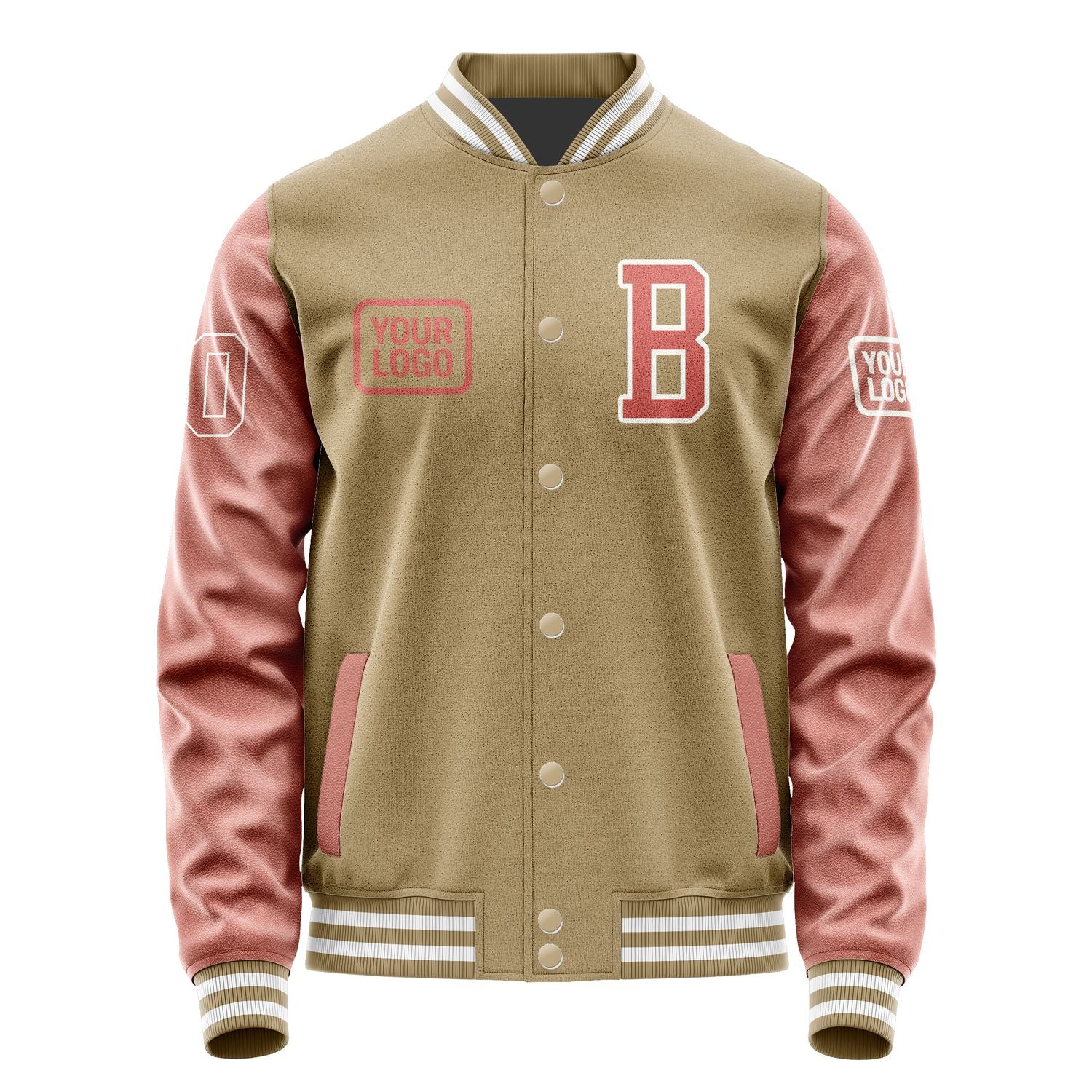 Custom Light Khaki Copper Rose Jacket JA252529251818292918