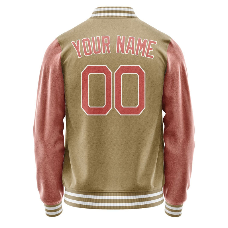 Custom Light Khaki Copper Rose Jacket JA2525292517B21729