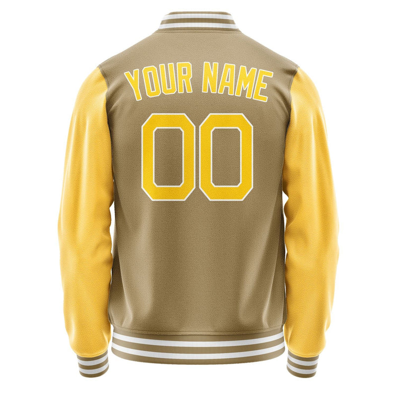 Custom Light Khaki Gold Jacket JA2525302517B21730