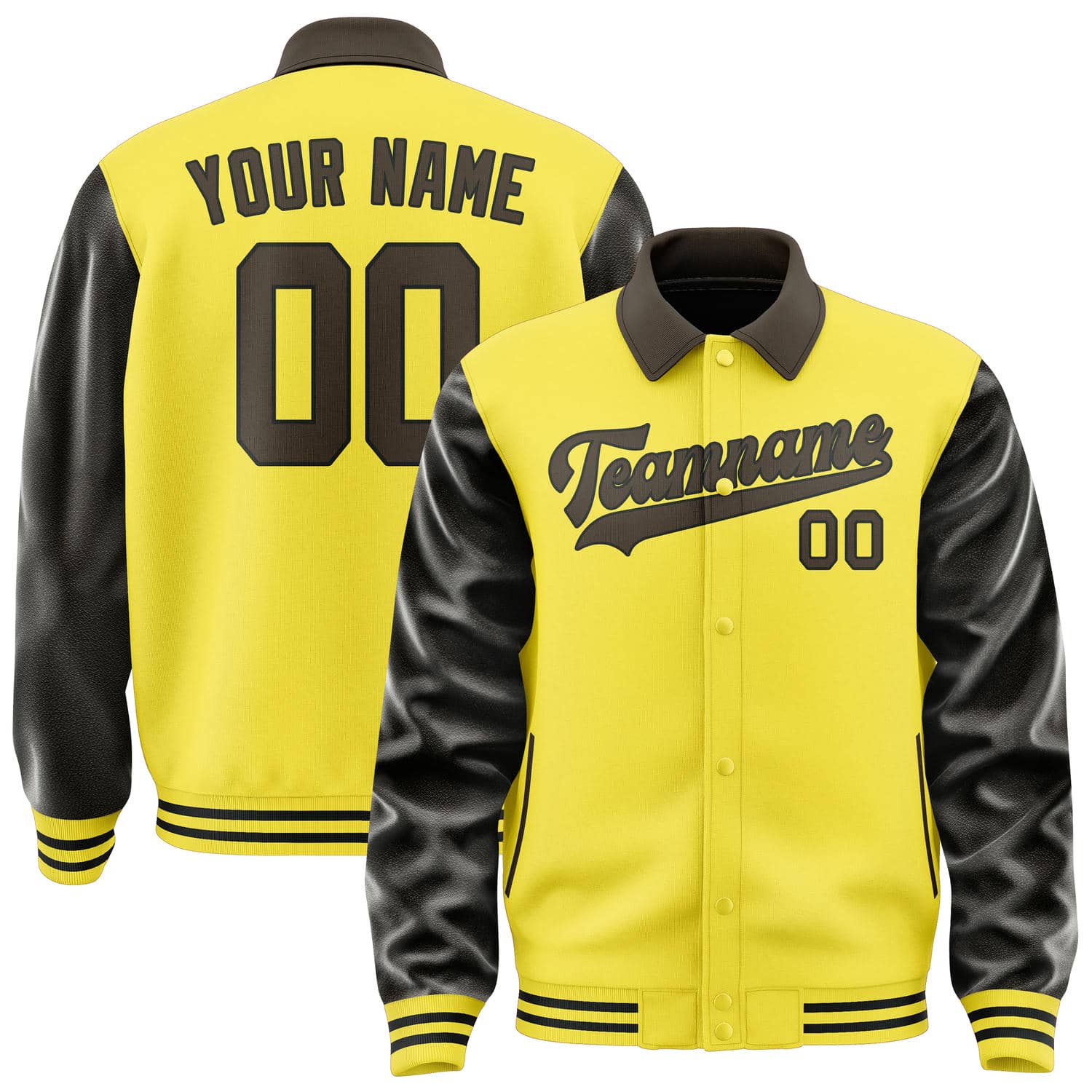 カスタムライトイエローブラウンジャケット