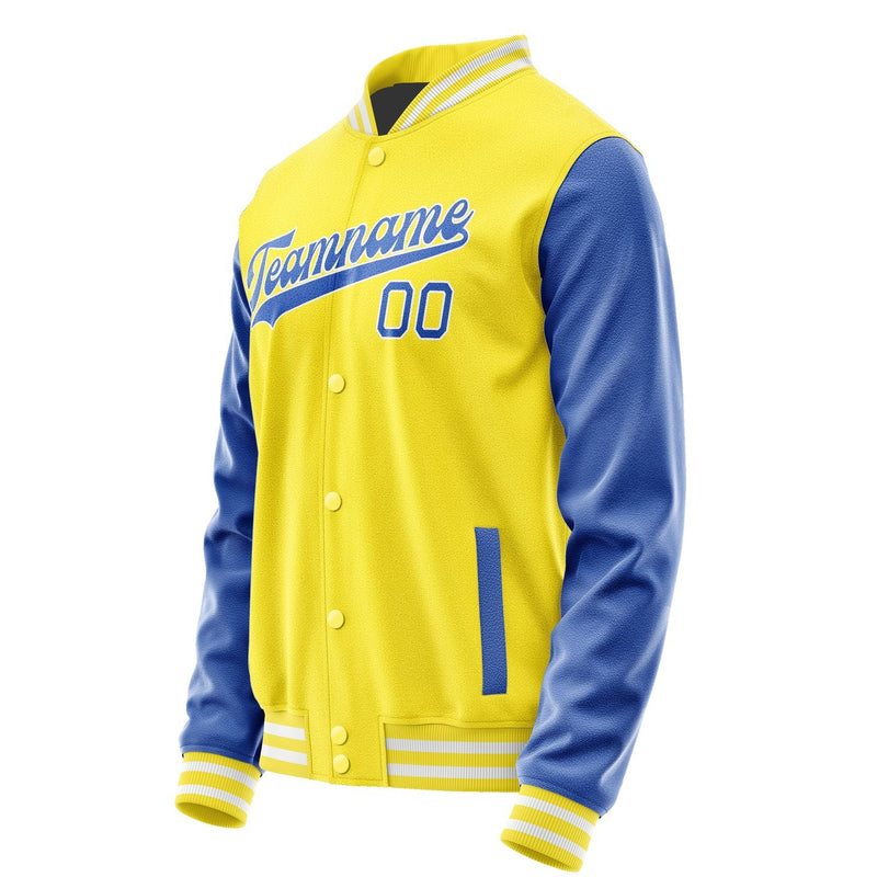 Custom Light Yellow Sky Blue Jacket JA2626092618B31809