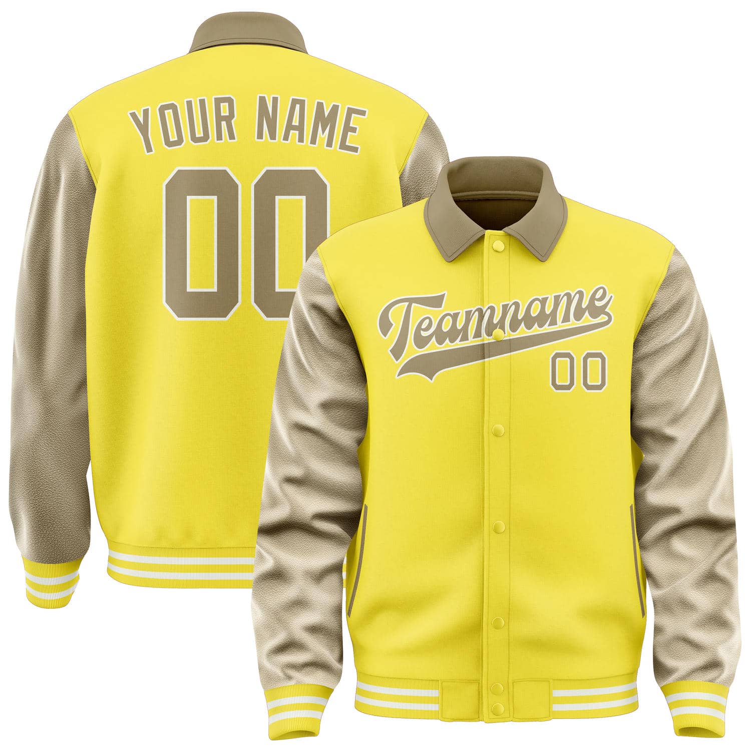 カスタムライトイエローライトカーキジャケット