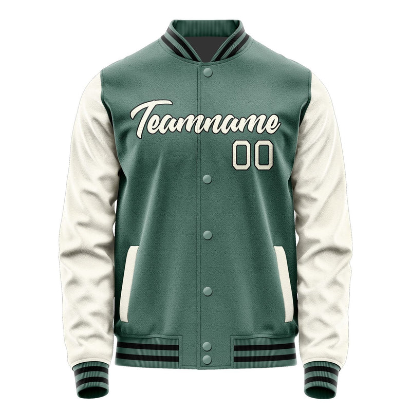 Custom Blue Green Cream Jacket JA2727032717B21703