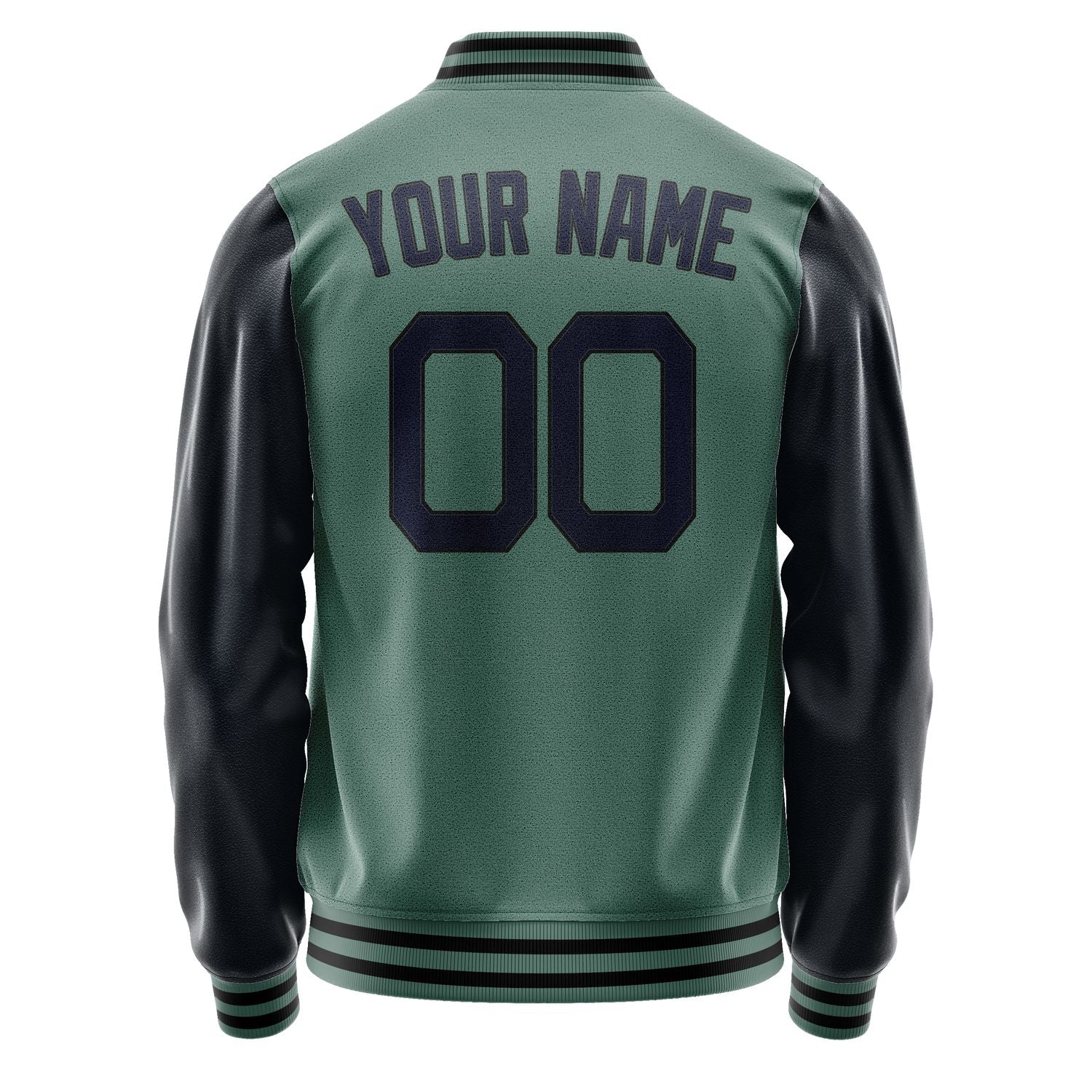 Custom Blue Green Navy Jacket JA2727112717B21711