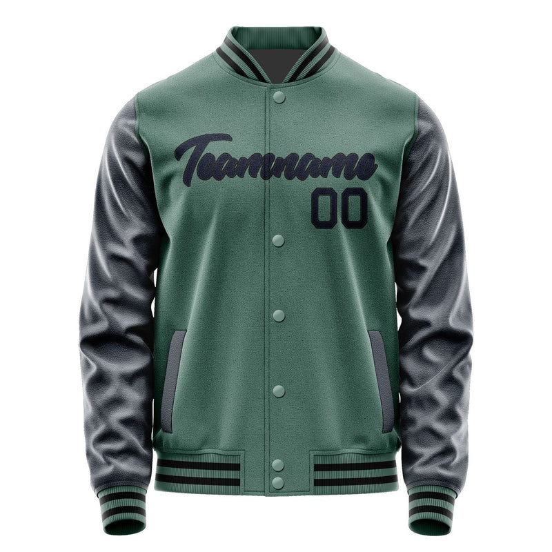 Custom Blue Green Navy Jacket JA2727112717B21711