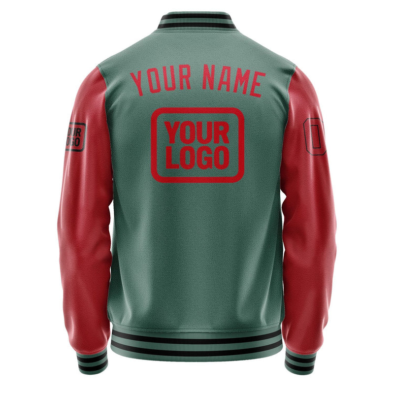 Custom Blue Green Red Jacket JA272714271717141417