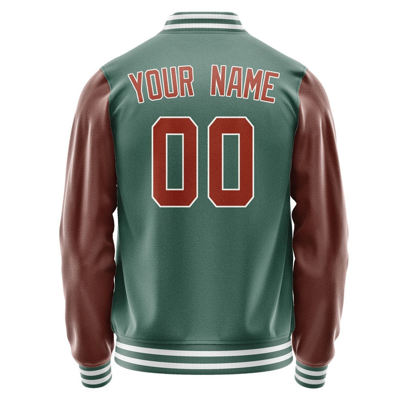 Custom Blue Green Coral Red Jacket JA2727162718B31816