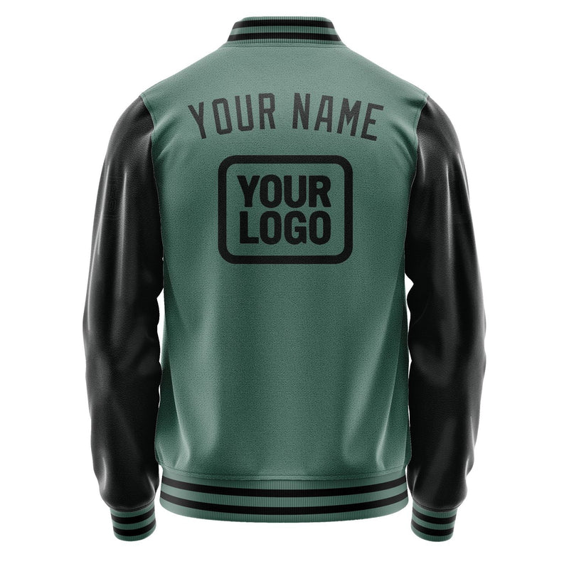 Custom Blue Green Black Jacket JA272717271717171717