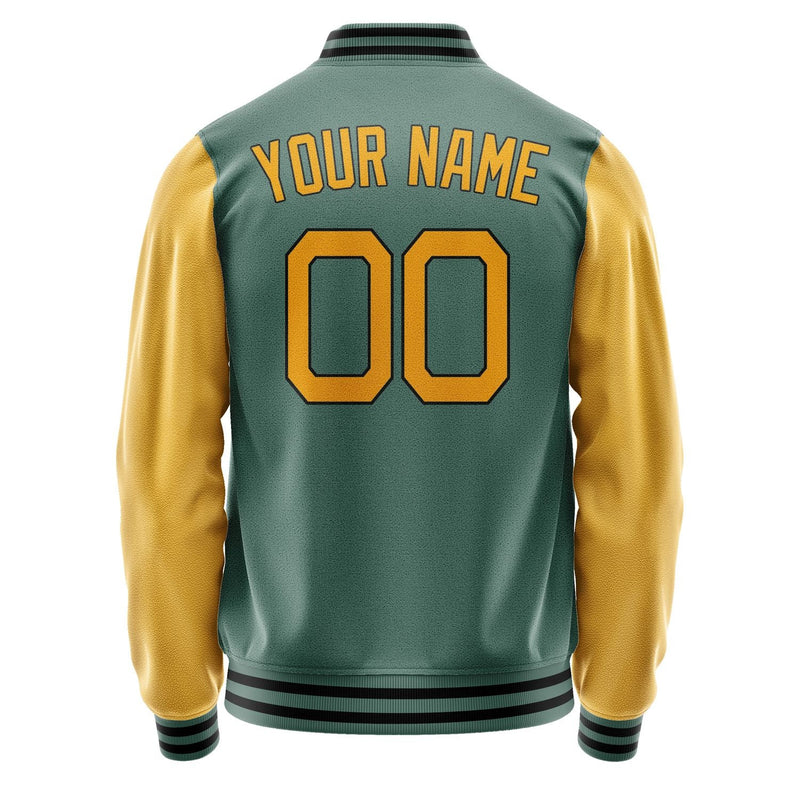 Custom Blue Green Yellow Jacket JA2727192717B21719