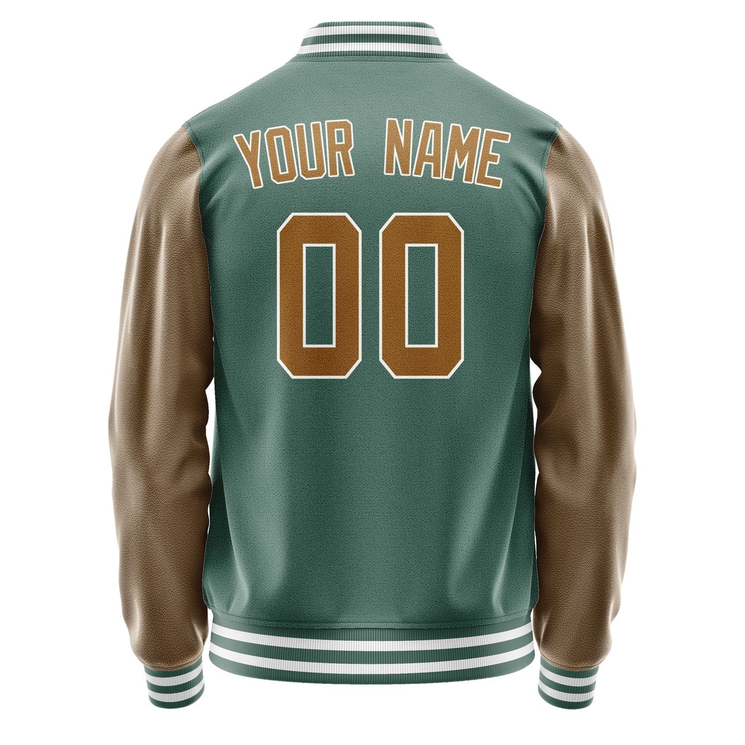 Custom Blue Green Khaki Jacket JA2727222718B31822