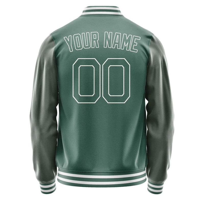 Custom Blue Green Blue Green Jacket JA2727272718B21827