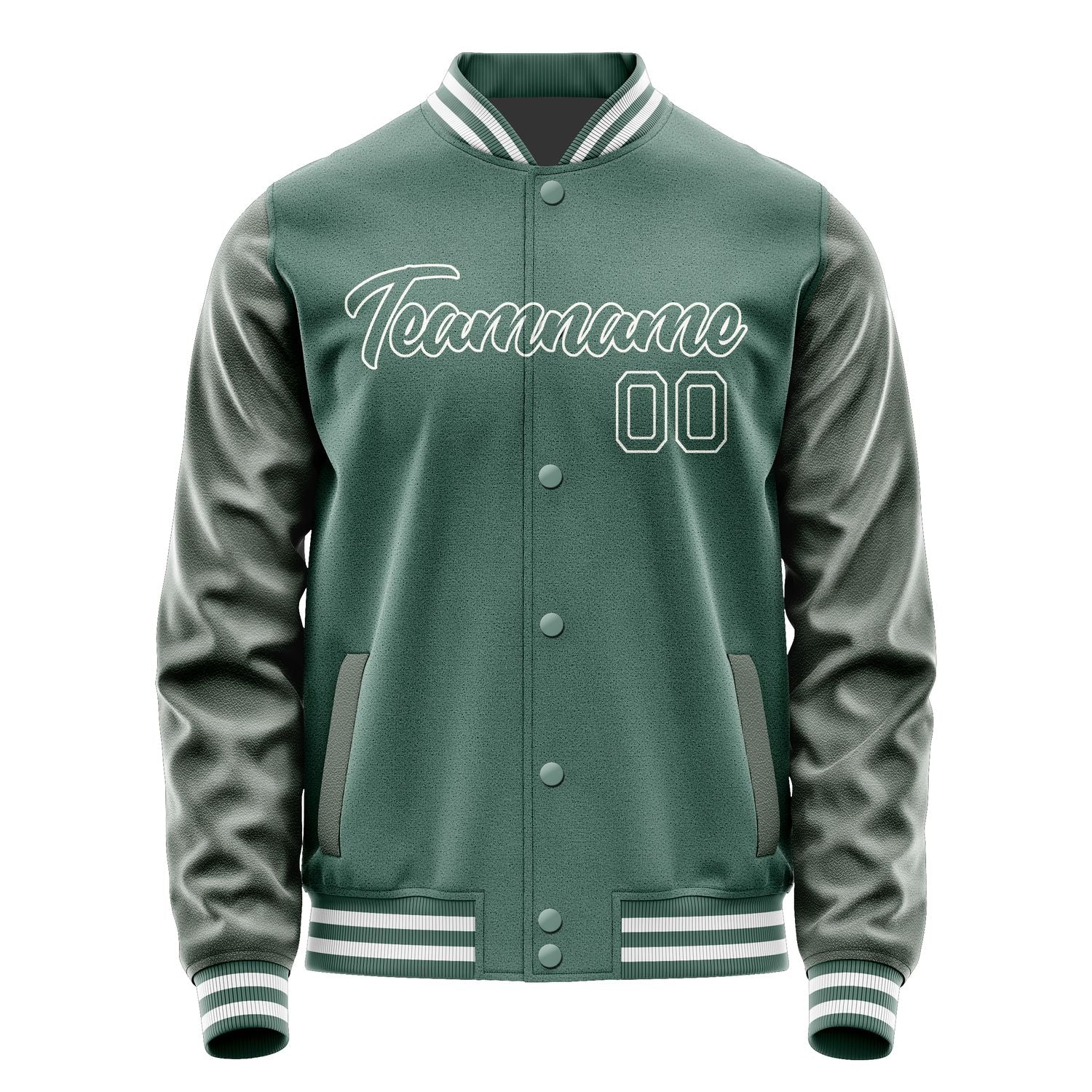 Custom Blue Green Blue Green Jacket JA2727272718B21827