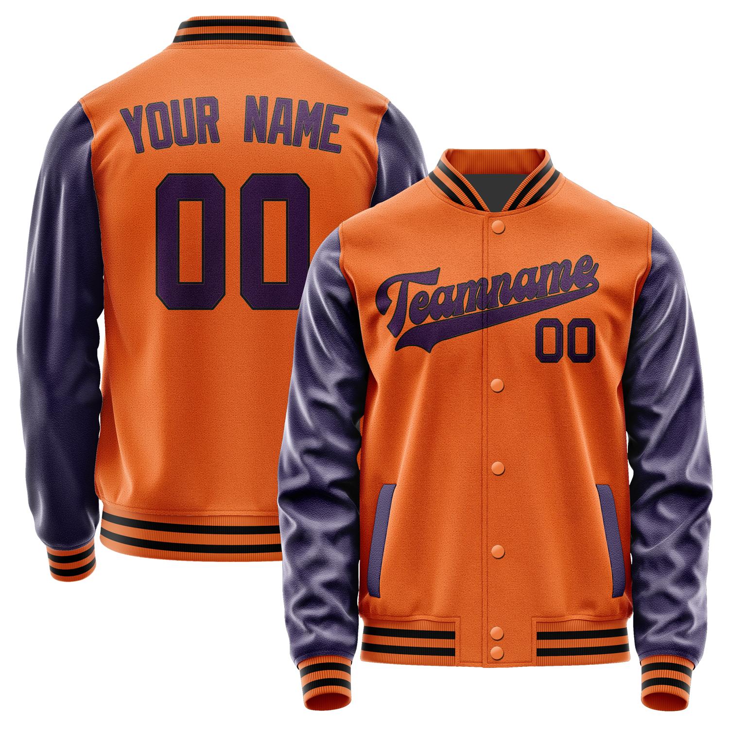 Custom Orange Purple Jacket JA2828072817B31707