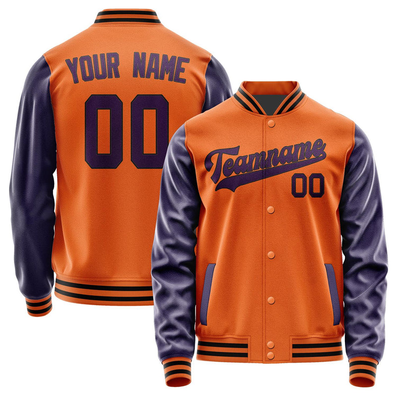 Custom Orange Purple Jacket JA2828072817B31707