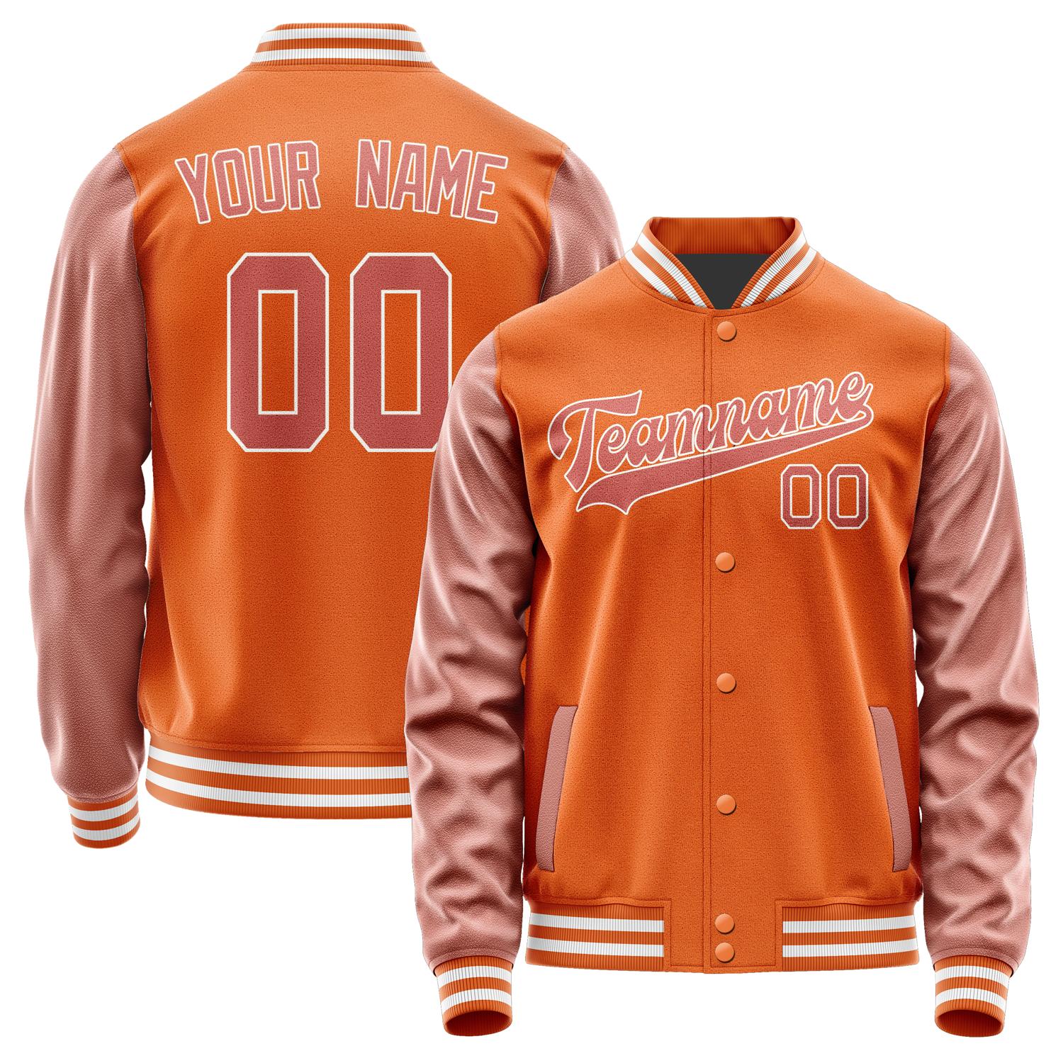 Custom Orange Copper Rose Jacket JA2828292818B31829