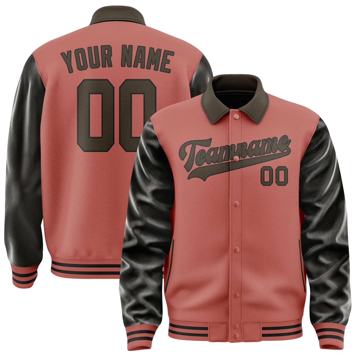 カスタムコッパーローズブラウンジャケット