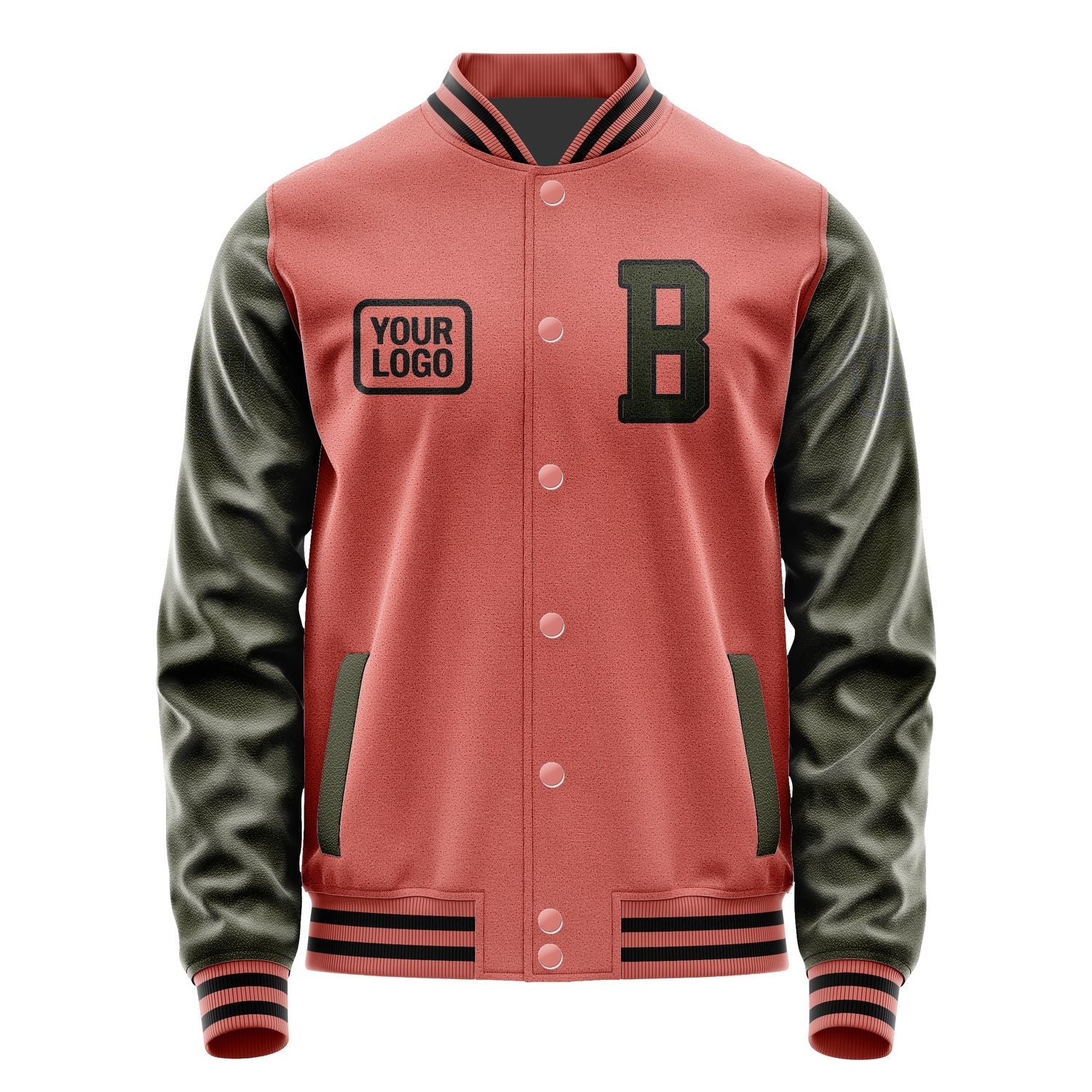 Custom Copper Rose Olive Jacket JA292902291717020217