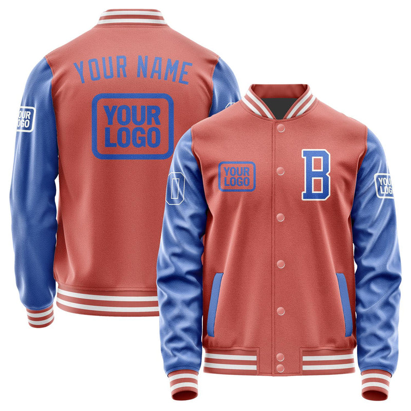Custom Copper Rose Sky Blue Jacket JA292909291818090918