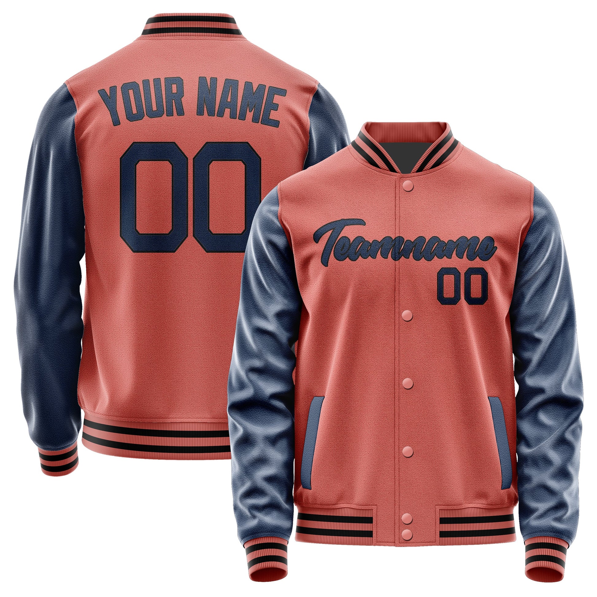 Custom Copper Rose Blue Jacket JA2929102917B21710