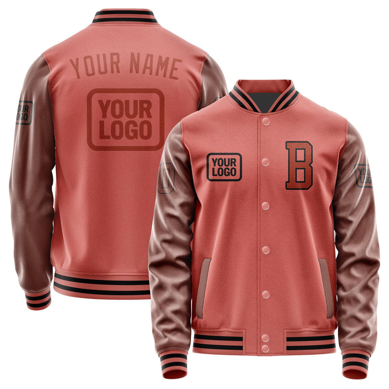 Custom Copper Rose Coral Red Jacket JA292916291717161617