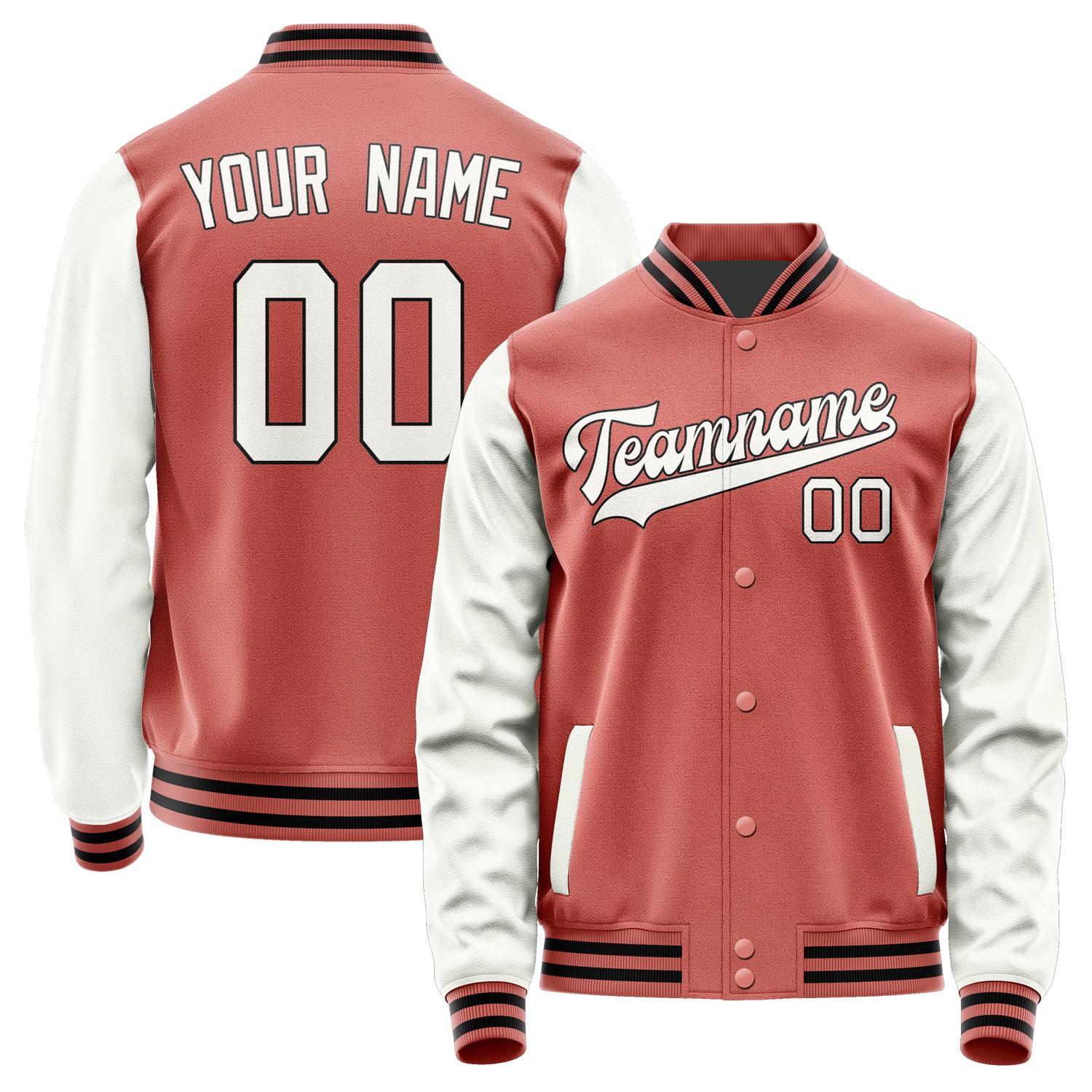 Custom Copper Rose White Jacket JA2929182917B31718