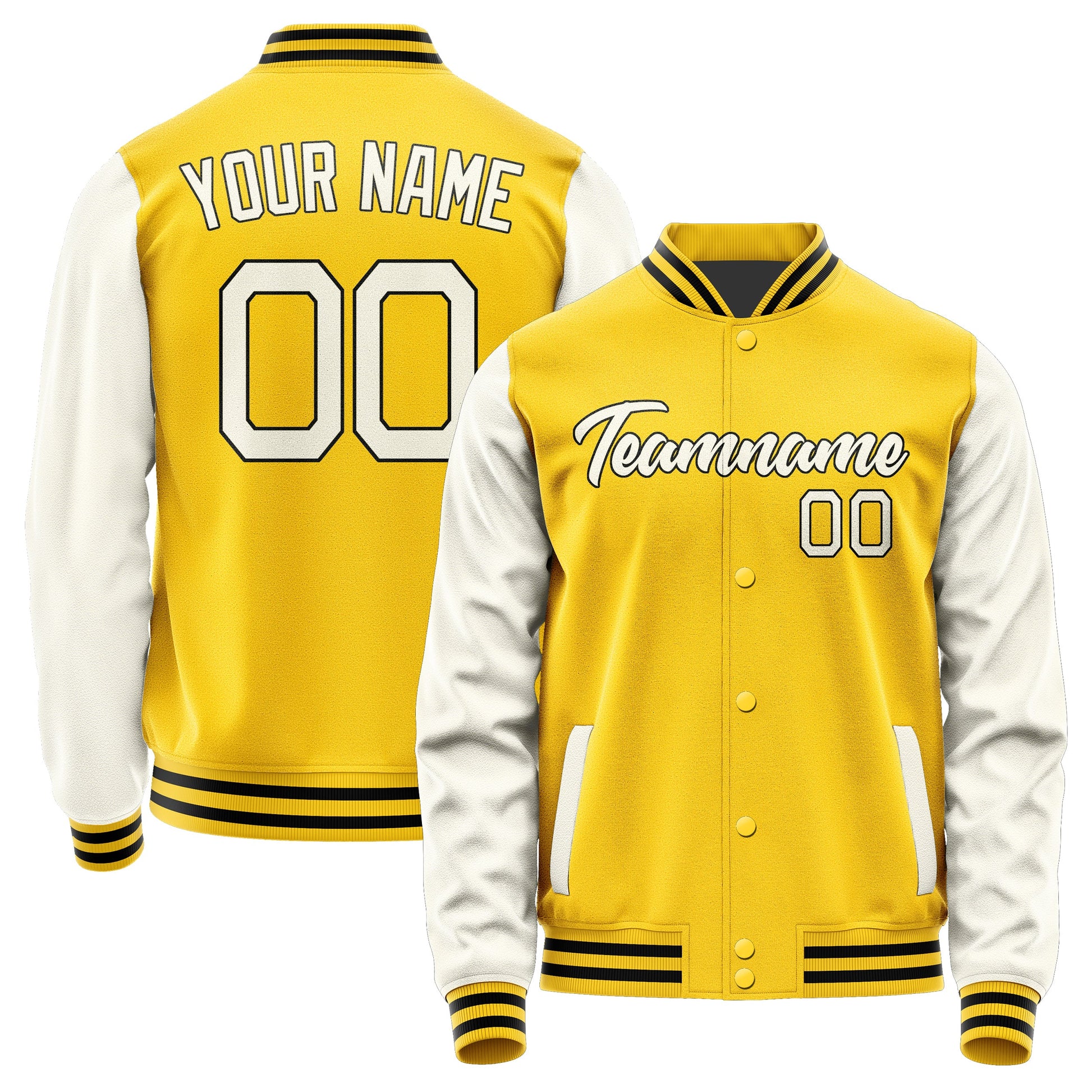 Custom Gold Cream Jacket JA3030033017B21703