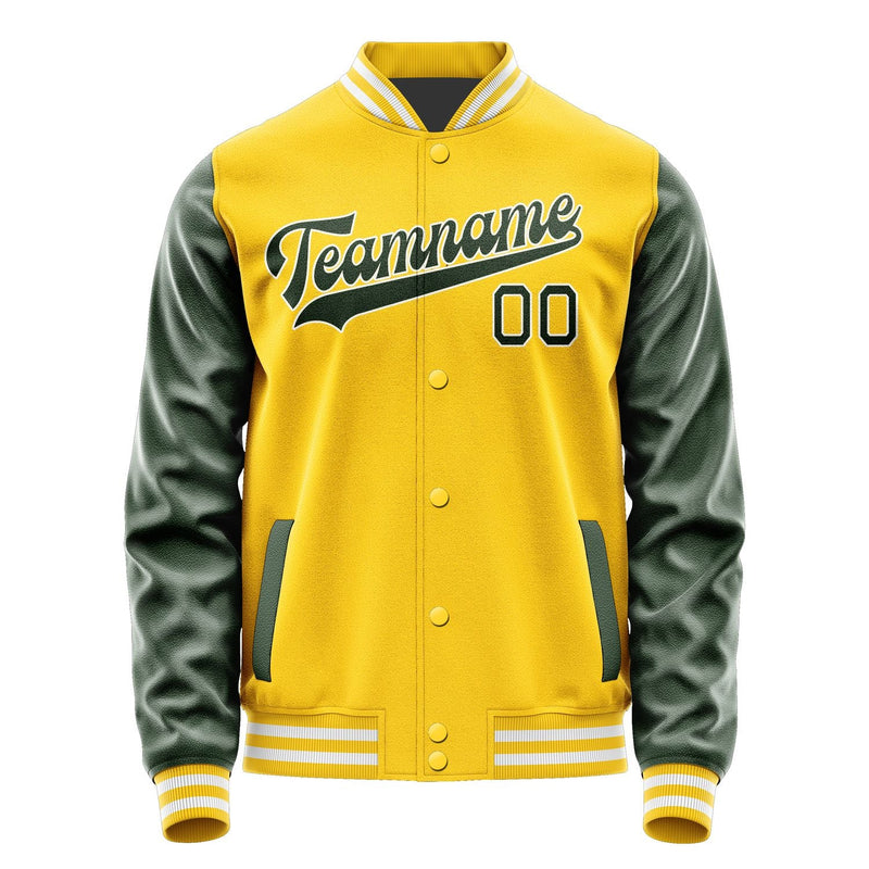 Custom Gold Dark Green Jacket JA3030063018B31806