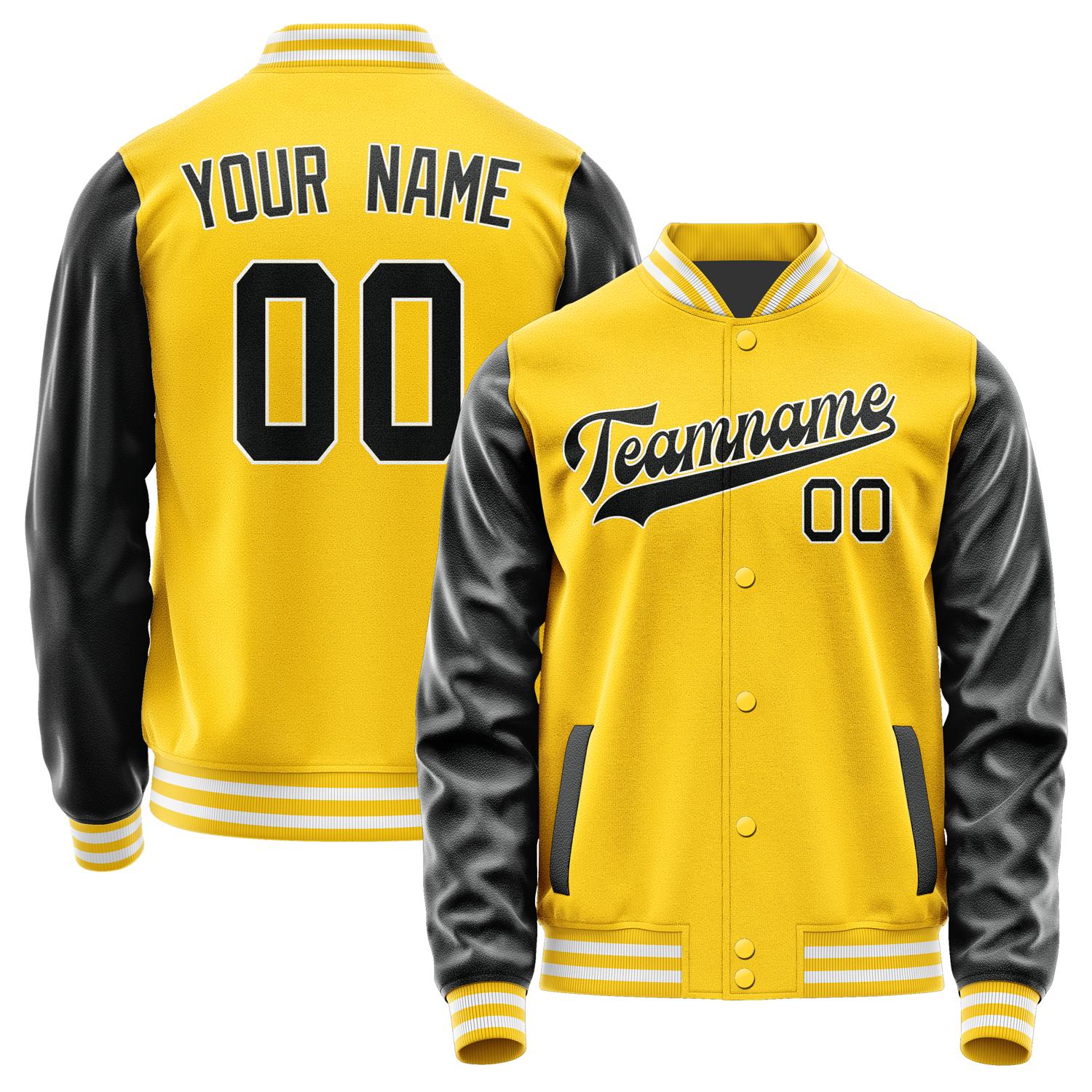 Custom Gold Black Jacket JA3030173018B31817