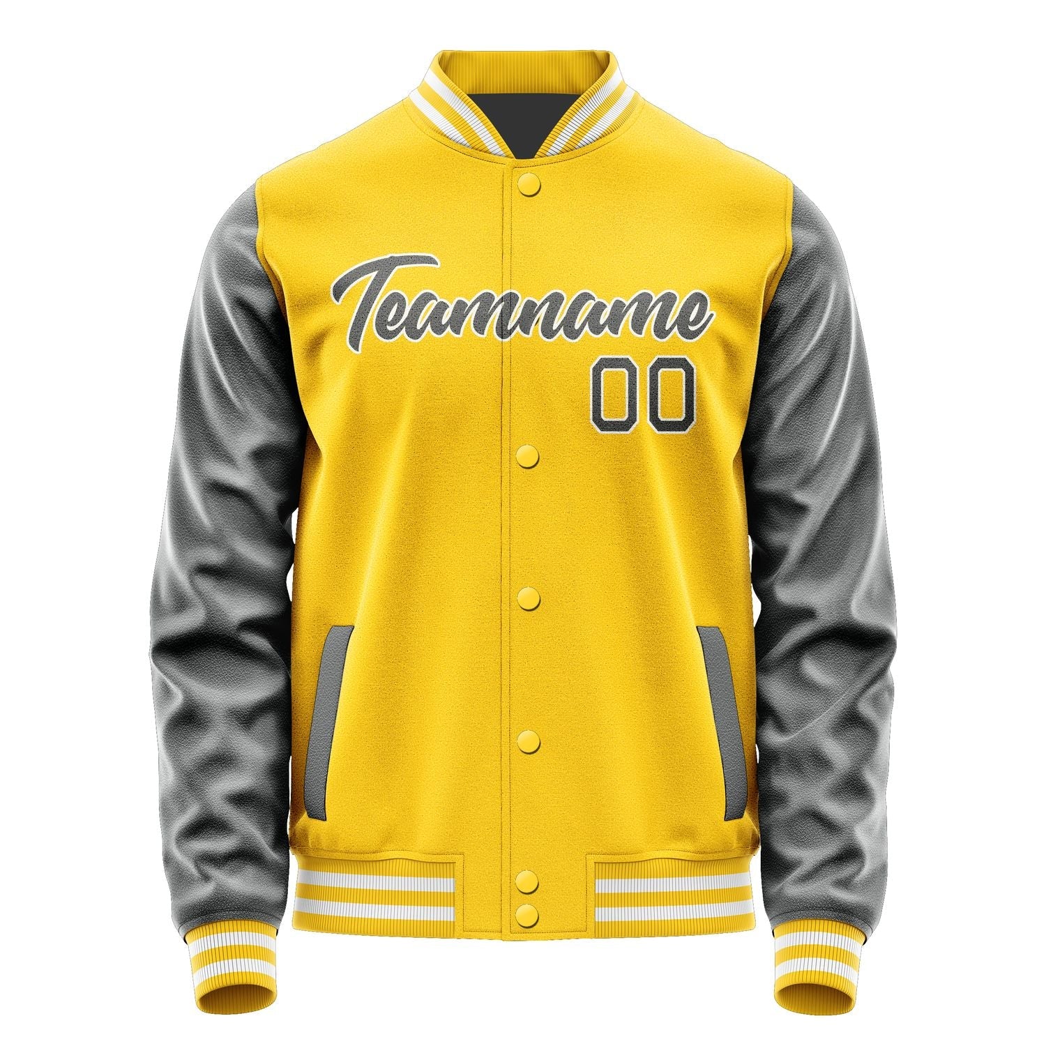 Custom Gold Dark Grey Jacket JA3030203017B21720