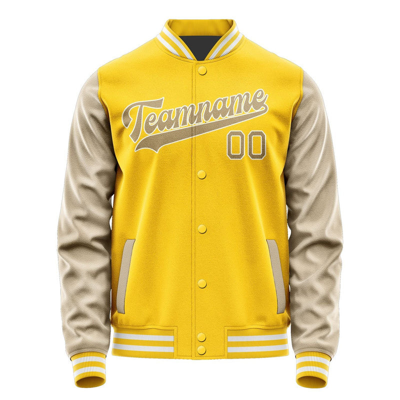 Custom Gold Light Khaki Jacket JA3030253018B31825