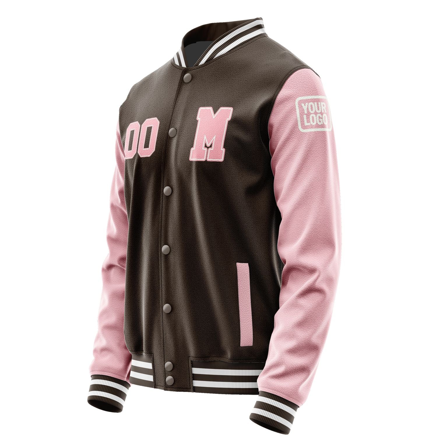Custom Brown Light Pink Jacket Jb0101210118211818