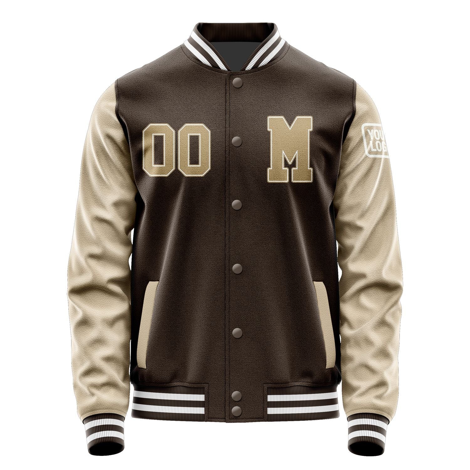 Custom Brown Light Khaki Jacket Jb0101250118251818