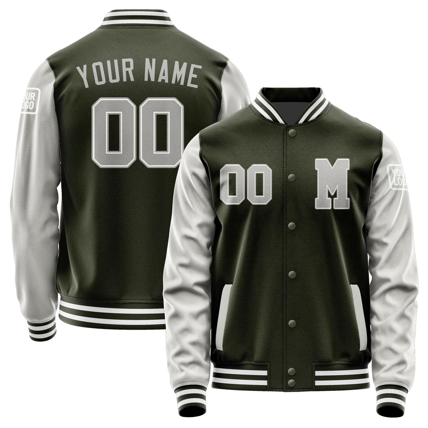 Custom Olive Gray Jacket Jb0202040218041818