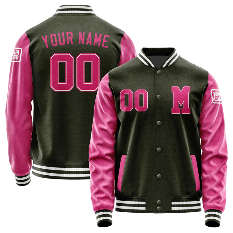 Custom Olive Pink Jacket Jb0202130218131818